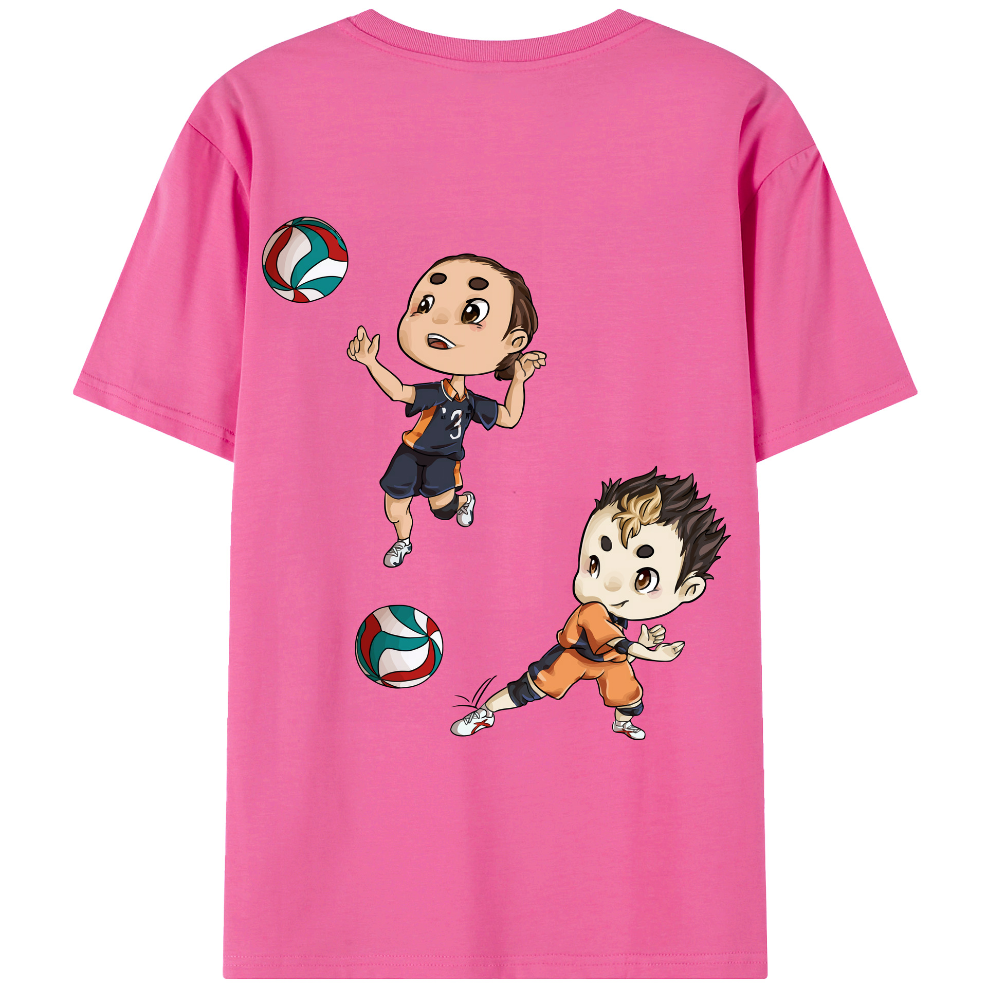 （画像用） ハイキュー!! Haikyu!! レディース半袖Tシャツ(バックプリント)